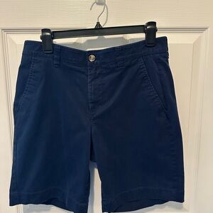 Crown & Ivy Motion Flex Navy Shorts 9”